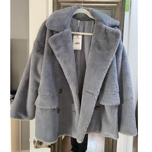 Free People Kate Faux Fur Jacket